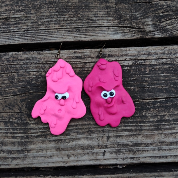 💗🌸Earrings 🌺Funny 💮Face - Picture 4 of 5